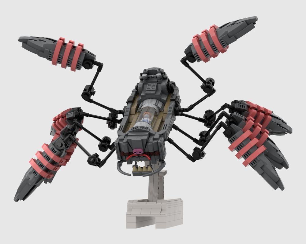 Lego Porky's Mech from Mother 3 with display stand v.1.0