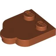 Plate Special 2 x 3 with Cloud Edge / Dark Orange