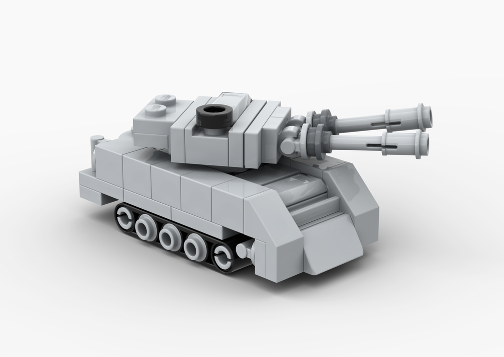 Lego Double Barrel Tank
