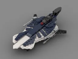 Midi Scale Anakin's Custom Delta 7 Jedi Starfighter (Azure Angel)