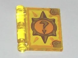 Book Cover with Question Mark Print