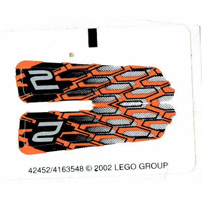 Lego Sticker Sheet for Set 8468-1 / [No Color/Any Color]