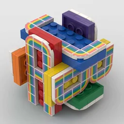 KongMing Lock + Rainbow Letters 3x7