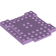Lego Plate Special 8 x 9 x 2/3 with 1 x 4 Recessed / Lavender