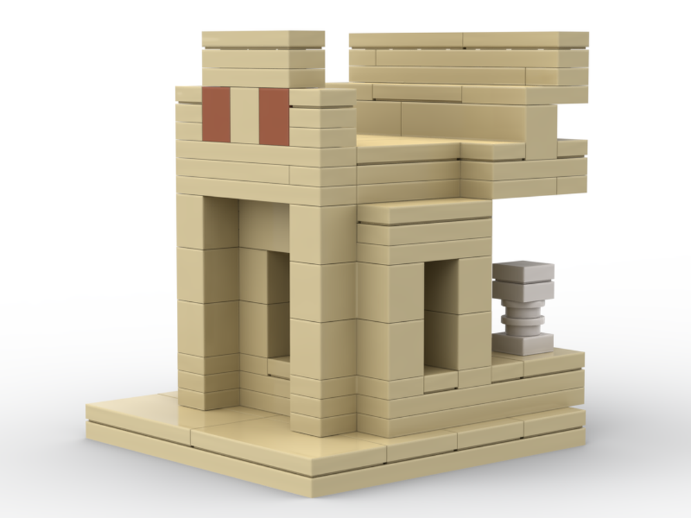 Lego Desert Plot - Temple Entrance