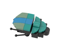 17 Scarab beetle