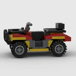 Life Guard ATV (Minifigure scale)