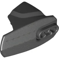 Large Figure Limb Cover, Size 5, Armor with Ball Joint Socket with Lines Print / Black