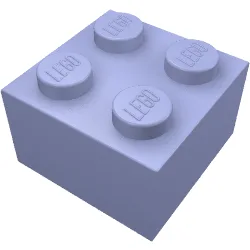 Brick 2 x 2 / Medium Bluish Violet