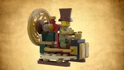 Steampunk Time Traveller, Time Machine MOC