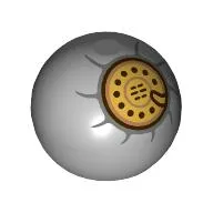 Technic Ball Joint with Gold Telephone Dial Print