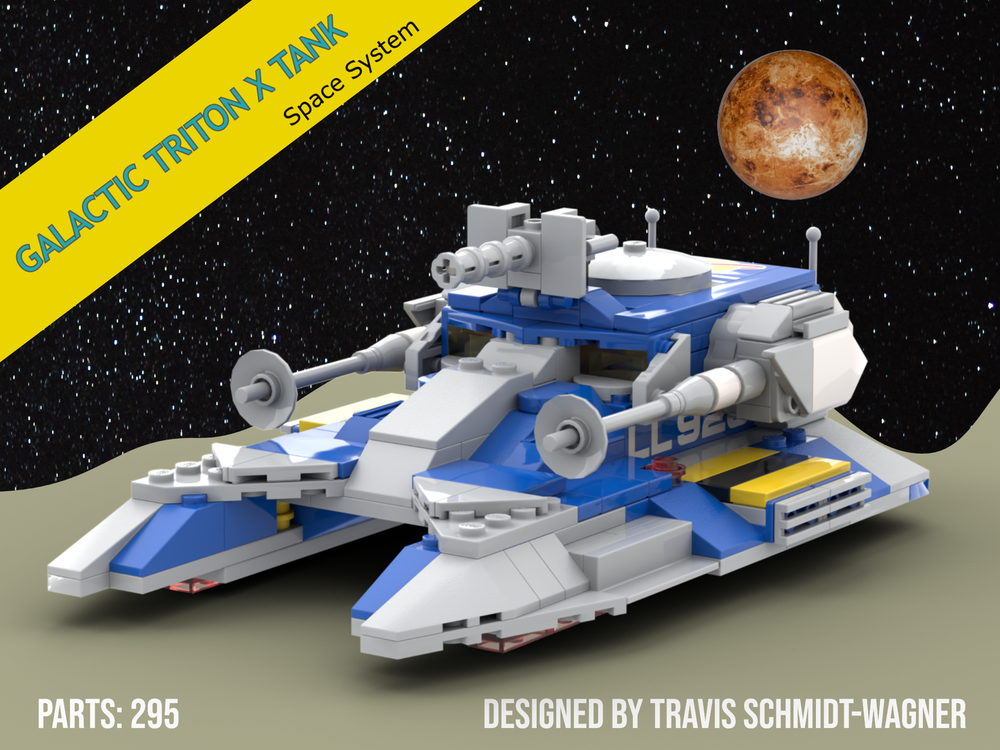 Lego GALACTIC TRITON X TANK - Alt Build 10497