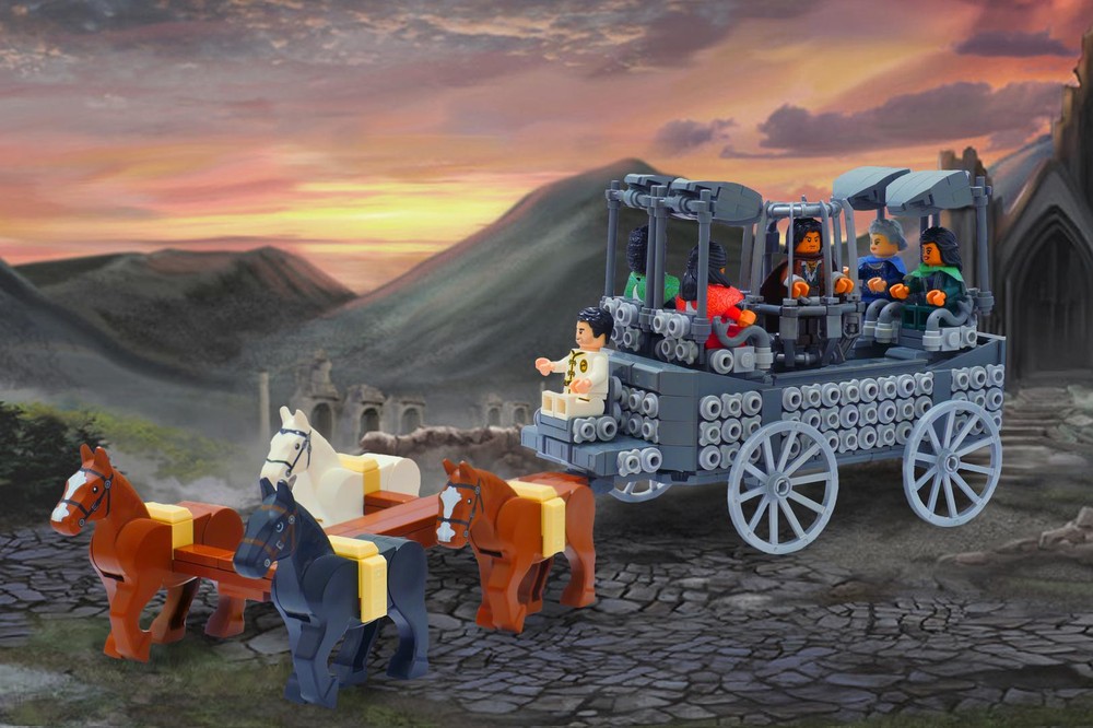 Lego Aes Sedai Prison Carriage -- The Wheel of Time