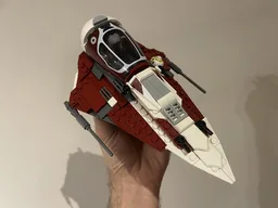 Ahsoka's Delta 7(ish) Starfighter + Dagger Starfighter - 75401 alternative