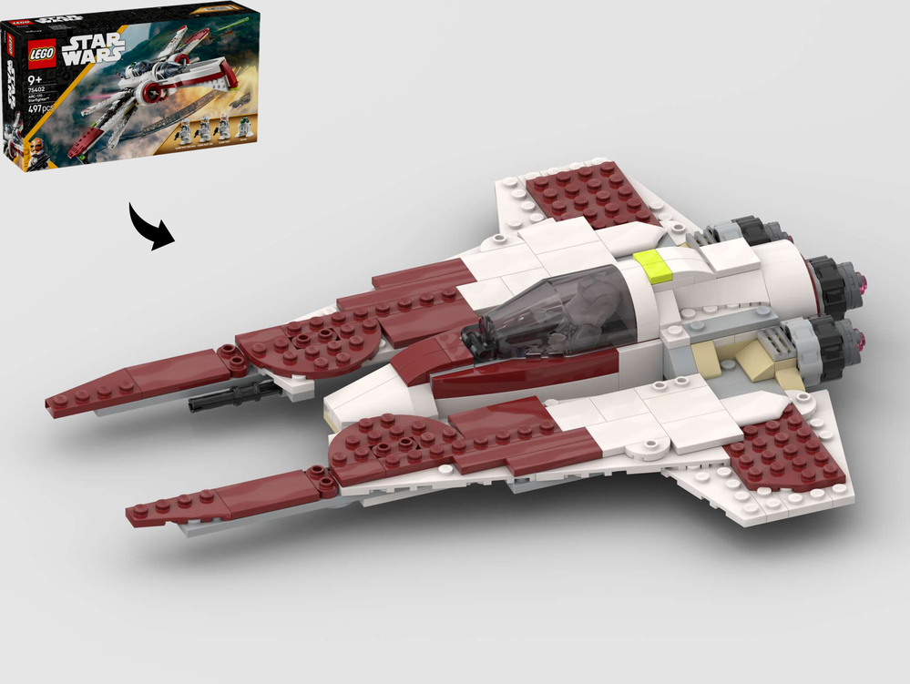 Lego Mandalorian Fang Fighter - Alternate Build of 75402 ARC-170