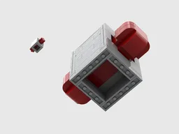 Upscaled technic axle 2L