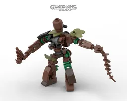 Brick Built Groot (GOTG Video Game)