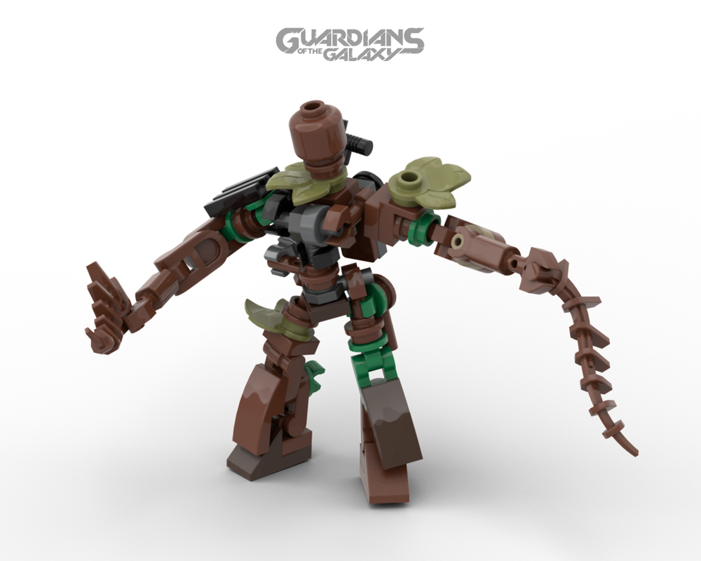 Lego Brick Built Groot (GOTG Video Game)