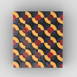 Desk Art - Gold Streaks
