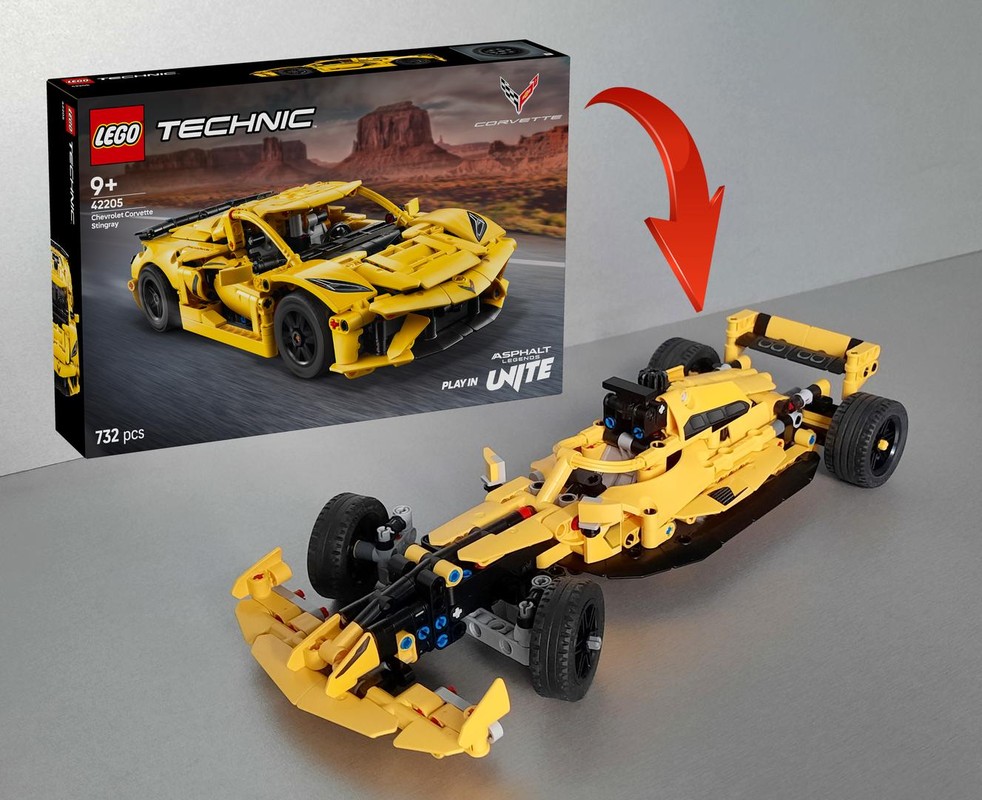 Lego 42205 Formula One car
