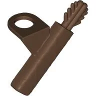 Minifig Neckwear Weapon Arrow Quiver / Brown