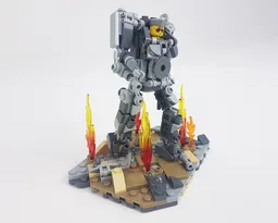 EXO Suit MK2 Robot and Stand | Mech