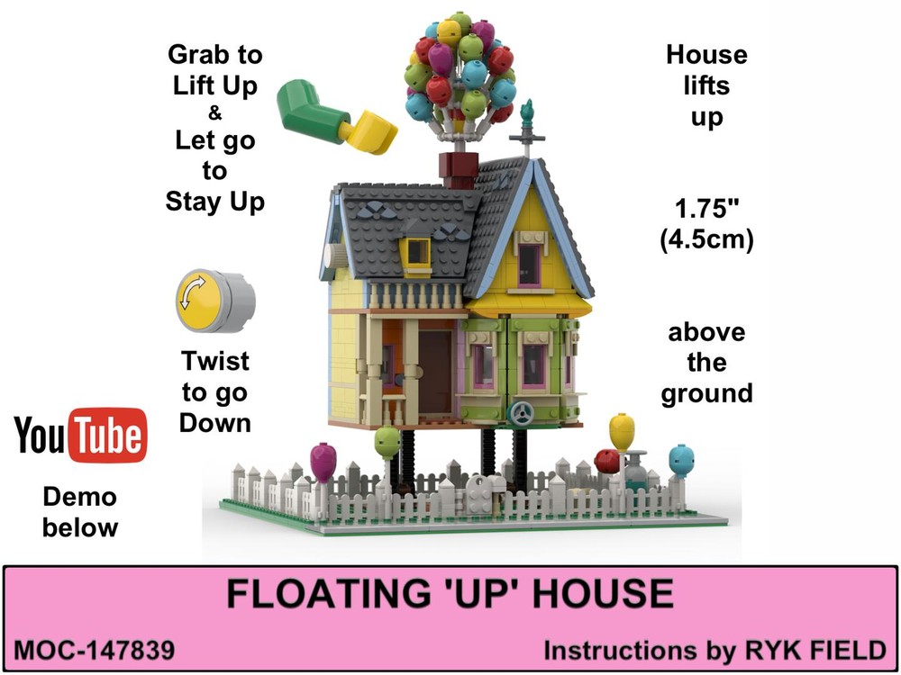 Lego Floating 'Up' House