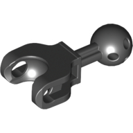 Lego Large Figure Skeletal, Limb, 4L with Ball Joint on Axle and Ball Socket / Black