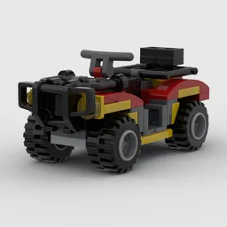 Life Guard ATV (Minifigure scale)