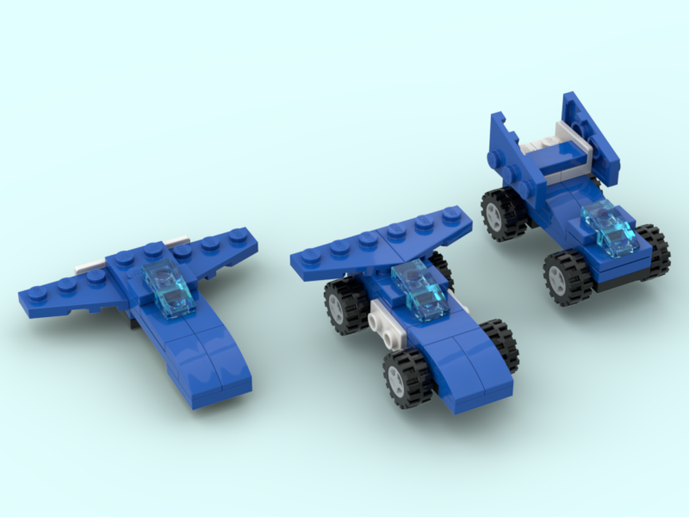 Lego Rocket Racer\Fin Car\Jet (3-in-1 Creative Series)