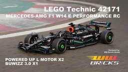 [POWERED UP] LEGO Technic 42171 Mercedes-AMG F1 W14 E without extra pieces