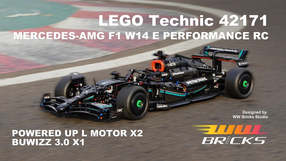 Lego [POWERED UP] LEGO Technic 42171 Mercedes-AMG F1 W14 E without extra pieces