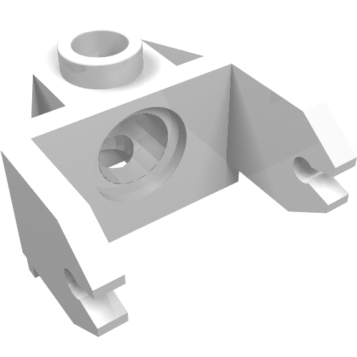 Lego Magnet Holder 2 x 3 / White