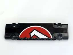 Technic, Panel Plate 3 x 11 x 1 with Red and White Partial '41' in Circle Pattern Left (Sticker) - Set 42066