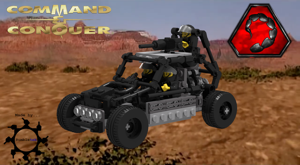 Lego Nod Attack Buggy (Command & Conquer, 1st Tiberium War)