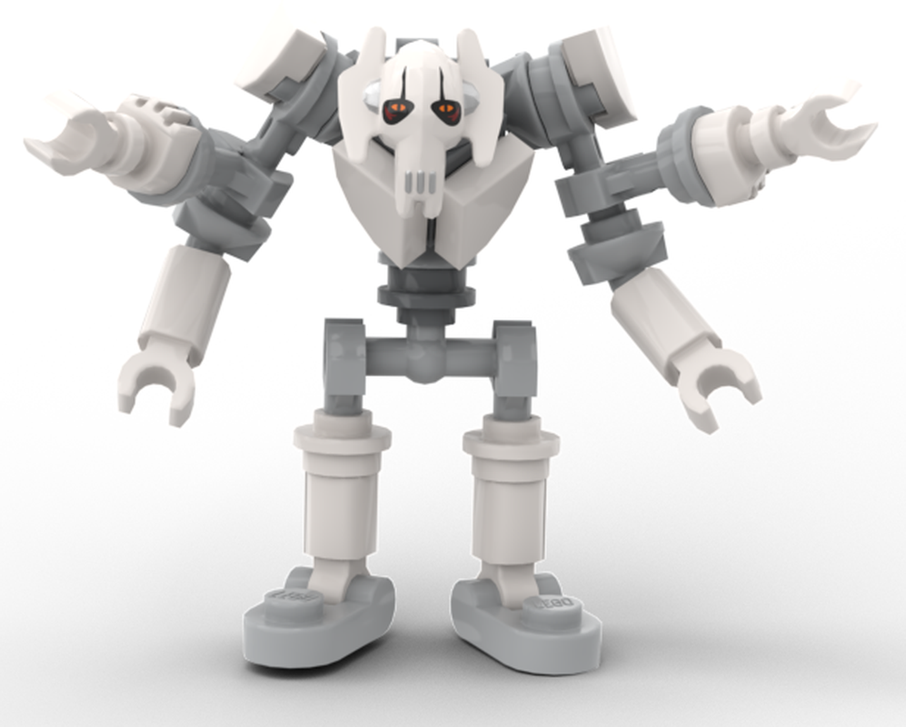 Lego General Grievous V2 ~(white / 2020v head)