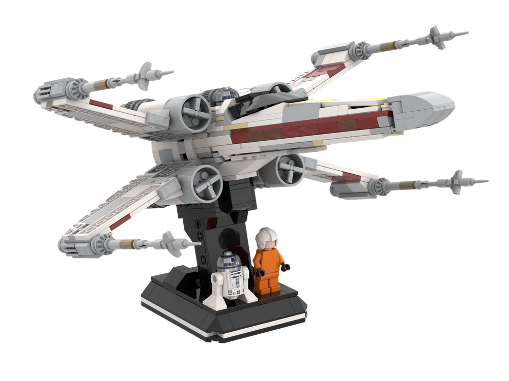Lego Incom T-65 B X Wing Starfighter (Red 5)