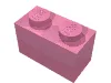 Brick 1 x 2 / Medium Dark Pink