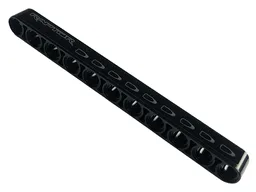 Technic, Liftarm Thick 1 x 11 with Dark Bluish Gray Tread Plate with 9 Holes and 'RAPTOR' Pattern Model Right Side (Sticker) - Set 42126