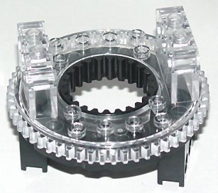 Lego Technic Turntable 56 Tooth Extended Arms with Trans-Clear Top (2856 / 2855)