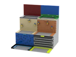 Animal brickheadz stand