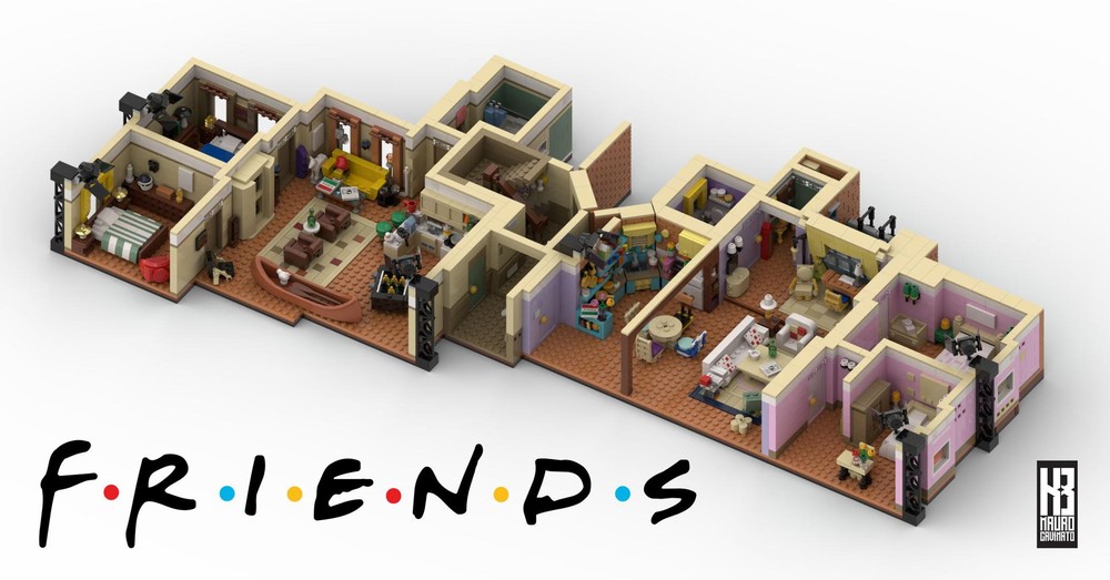 Lego 10292 - F.R.I.E.N.D.S. Apartments revised and expanded
