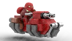 Primaris Grav-Bike from Warhammer 40K（minifig scale）