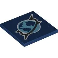 Tile 4 x 4 with Arctic Explorer Symbol Print