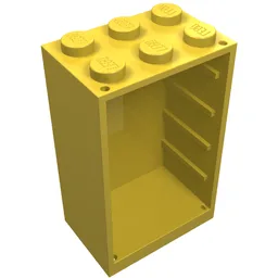 Cupboard 2 x 3 x 4 / Yellow