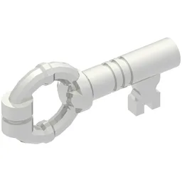 Equipment Key / Chrome Silver