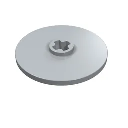 Technic Disc 3 x 3 / Light Bluish Gray