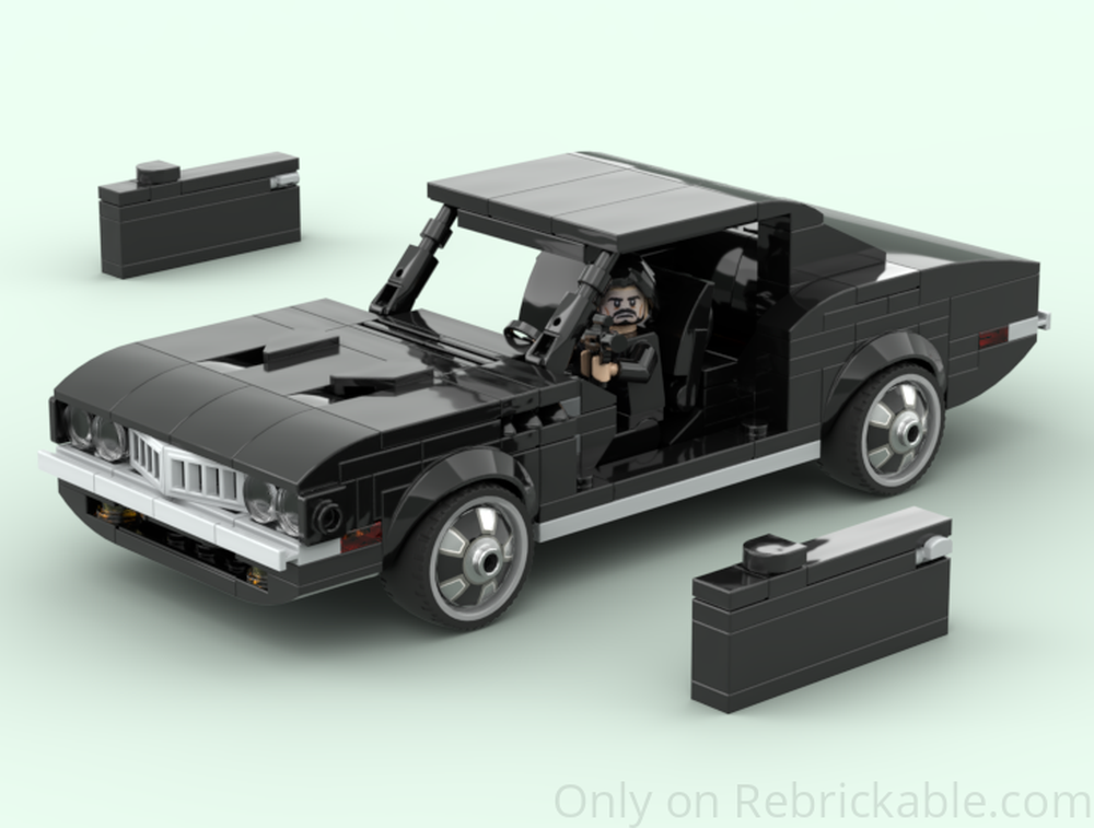 Lego 1971 Plymouth Cuda (Movie car from John Wick 4)