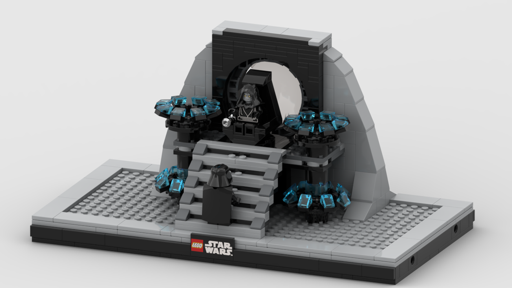 Lego Diorama - Imperador Palpatine Throne