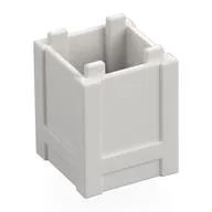 Container Box 2 x 2 x 2 - Top Opening / White